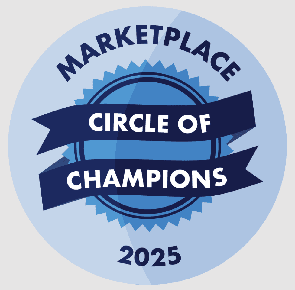 2025 Marketplace Circle of Champions badge
